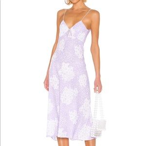 Suki Slip Dress in Vintage Lavender Hydrangea